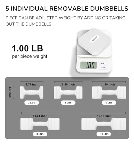 Image of 16LBS 20LBS Adjustable Dumbbell Set Dumbbells Sets Hand Weights for Women Men Free Weights Dumbbells Set Exercise Fitness dumbbell sets of 2 for Home Gym Workout Strength Training Equipments