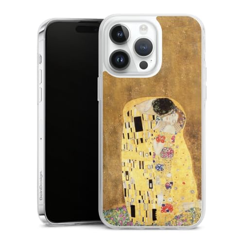 Coque silicone compatible iPhone 14 Pro Max Klimt pour sublimer votre quotidien avec art