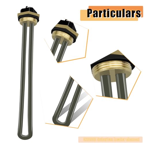 Image of Upgraded 520900 RV Water Heater Element for Suburban RV SW Series Electric Water Heaters, Perfect Replacement for 520789 & 232794, 1440W 120V Screw Mount Type