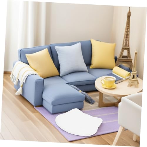 Tapis de maison de poupée ORFOFE en peluche douce haute densité - 6