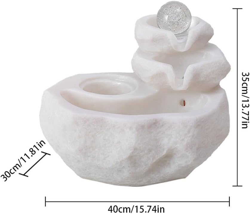 Waterfall Fountain Desktop Water Humidification Bonsai Desktop Fountain Home Desk Study Coffee Table Desktop Fountain Decorative Tabletop Fountains