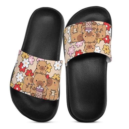 Image of Slides for Boys Girls Quick Drying Kids Slides Sandals Non-Slip