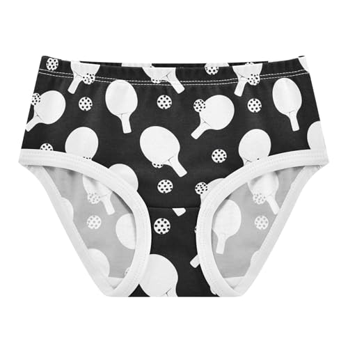 Colorful Toddler Underwear Floral 2t Cotton Panties for Girl White Ping Pong Paddles Polka Dott Kids Briefs Undies