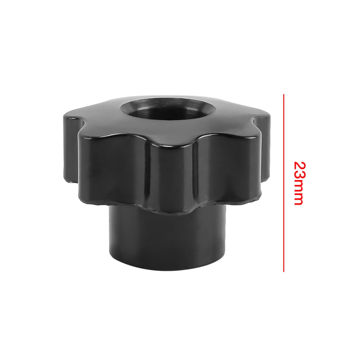6 pezzi di dadi a stella M8 con impugnatura zigrinata, dadi a stella da 32 mm con filettatura interna per attrezzature meccaniche, mobili, attrezzi da fitness