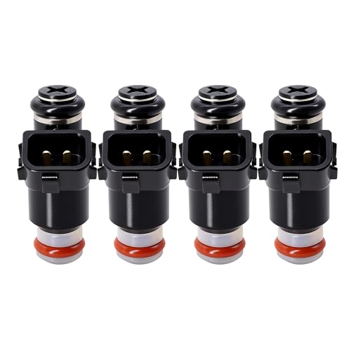 HiSport 16450-PLC-003 16450PLC003 16450PLD004 FJ338 Fuel Injectors 4PCS L4