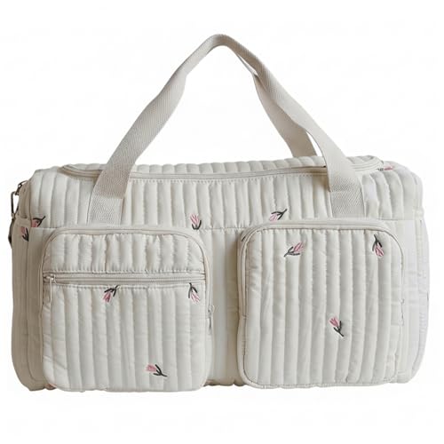 Bolso de viaje para mamá espacioso con compartimentos organizadores