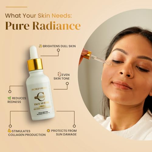 Image of 10% Vitamin C Face Serum with 3-O Ethyl ascorbic acid | Anti ageing & Skin Brightening properties | Suitable for all skin types | 30ml