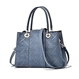 ✿ TISSU PREMIUM: Fabriqué en cuir PU de haute qualité, doux, confortable et sans odeur, imperméable, super durable et facile à nettoyer. Intérieur multi-compartiments avec doublure délicate. Bretelles renforcées pour une capacité de charge élevée.