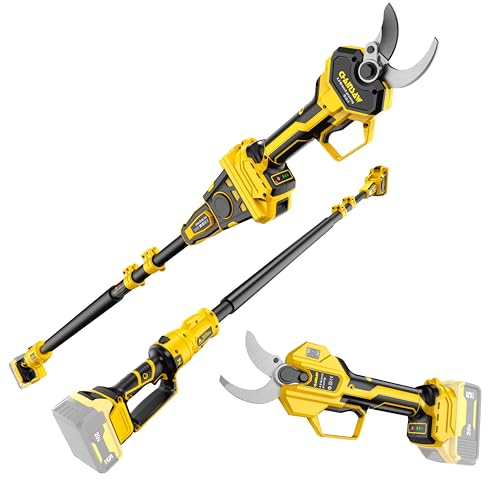 2-IN-1 Electric Pole Pruning Shears Cordless Compatibility with DEWALT 20V MAX Battery, 1.6' Cutting...