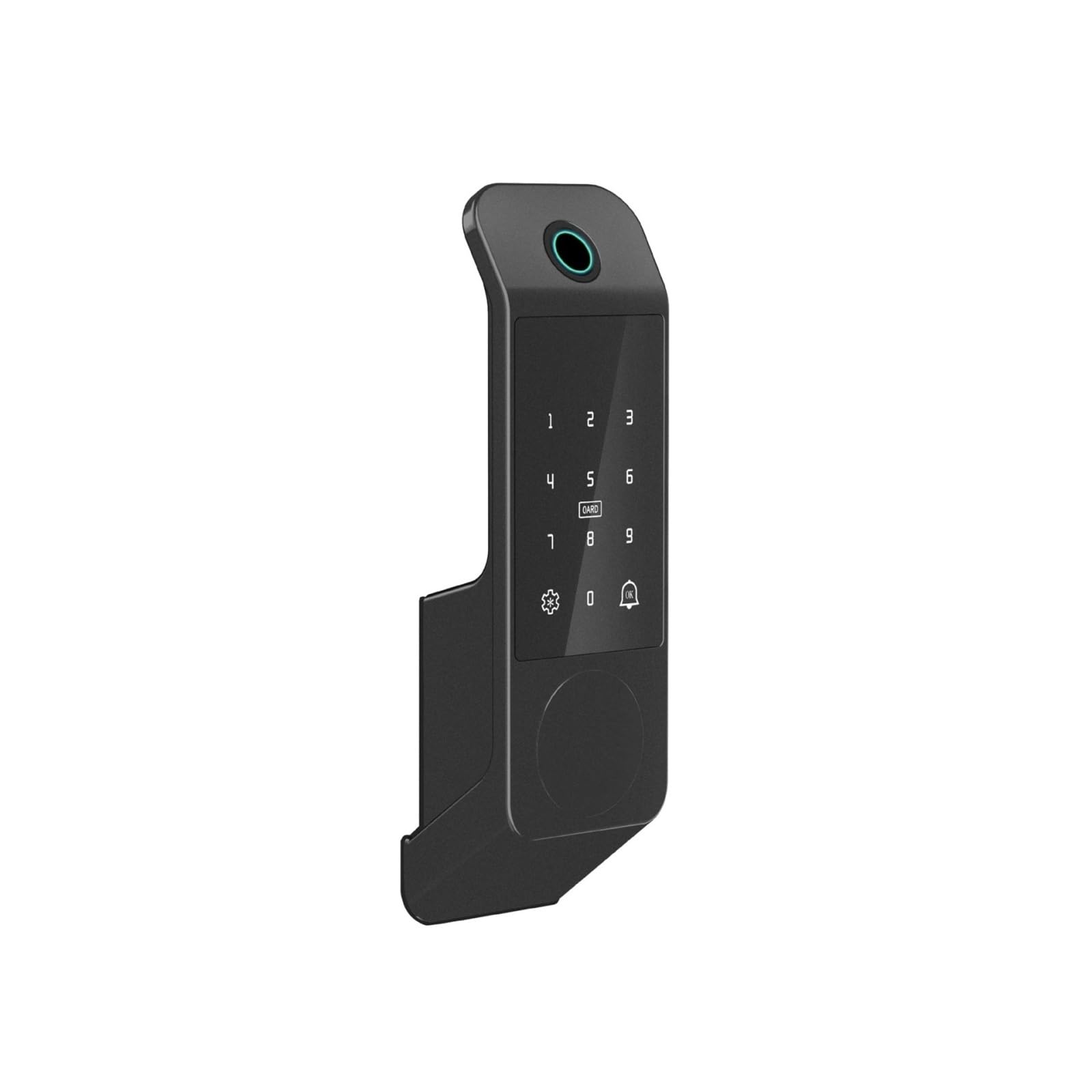 DIGNIFE Smart Door Lock, 3D Face Recognition Waterproof Smart Door Lock Fingerprint Password Old Style Bull(Nero)