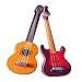 Modèle De Guitare Miniature 2 Pièces Maison De Poupée Mini Instrument De Musique Ornements Petit Artisanat Semblant Jouet pour Les Enfants