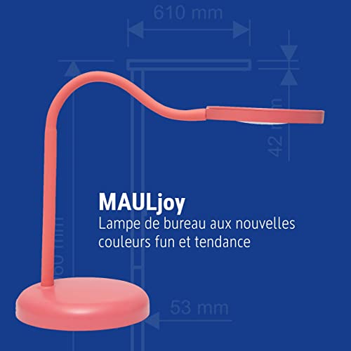 Lampe LED MAULjoy peu encombrante de bureau flexible 3000K rose - 4