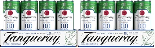 Tanqueray Ginebras 00 y Tonic 250 ml x 12 (Paquete de 2)
