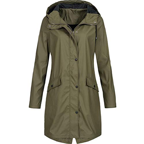 DEELIN 2019 Sale Women's Coats Winter Solid Rain Jacket Hoodie Waterproof Long Coat Overcoat Windproof Outdoor Parker Coats Plus Size S-5XL(Army Green,4XL) DEELIN 2019 Sale Women's Coats Winter Solid Rain Jacket Hoodie Waterproof Long Coat Overcoat Windproof Outdoor Parker Coats Plus Size S-5XL(Army Green,4XL)
