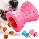 Doudele Dog Puzzle Toys, Treat-Dispensing Puzzle Ball – Interactive Rubber Dog Toy for Small & Medium Dogs, Rolling Reward Game for Training & Slow Feeding