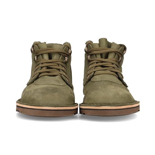 Image of JIM GREEN Men's Barefoot African Ranger Boots Lace-Up Water Resistant Full Grain Leather Work or Hiking Boot
