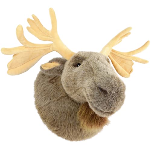 Image of TigerHart Muscovy The Moose - 24 Inch (with Antlers) Large Stuffed Animal Plush Head Trophy Wall Mount Bust