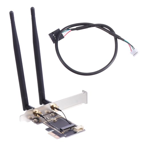 Tarjetas WiFi Pcie NUOBESTY adaptador de computadora de baja latencia