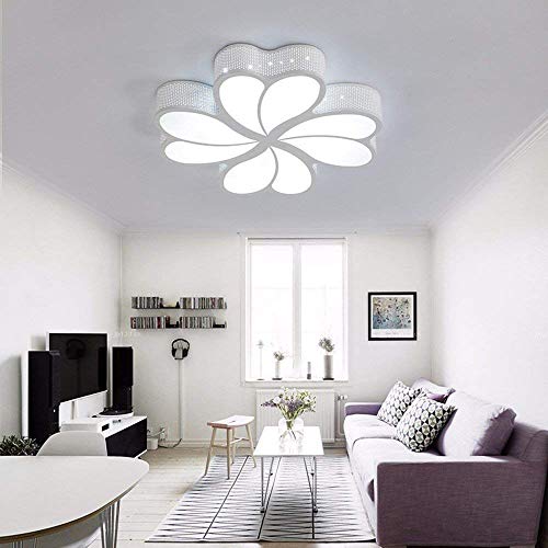 Plafonnier moderne LED enfants blanc 60cm GZZ Deng à large diffusion - 3