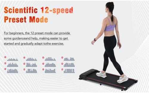 Walking Pad Caminadora Portátil Bajo Escritorio 2.5HP Plegable miniatura 9