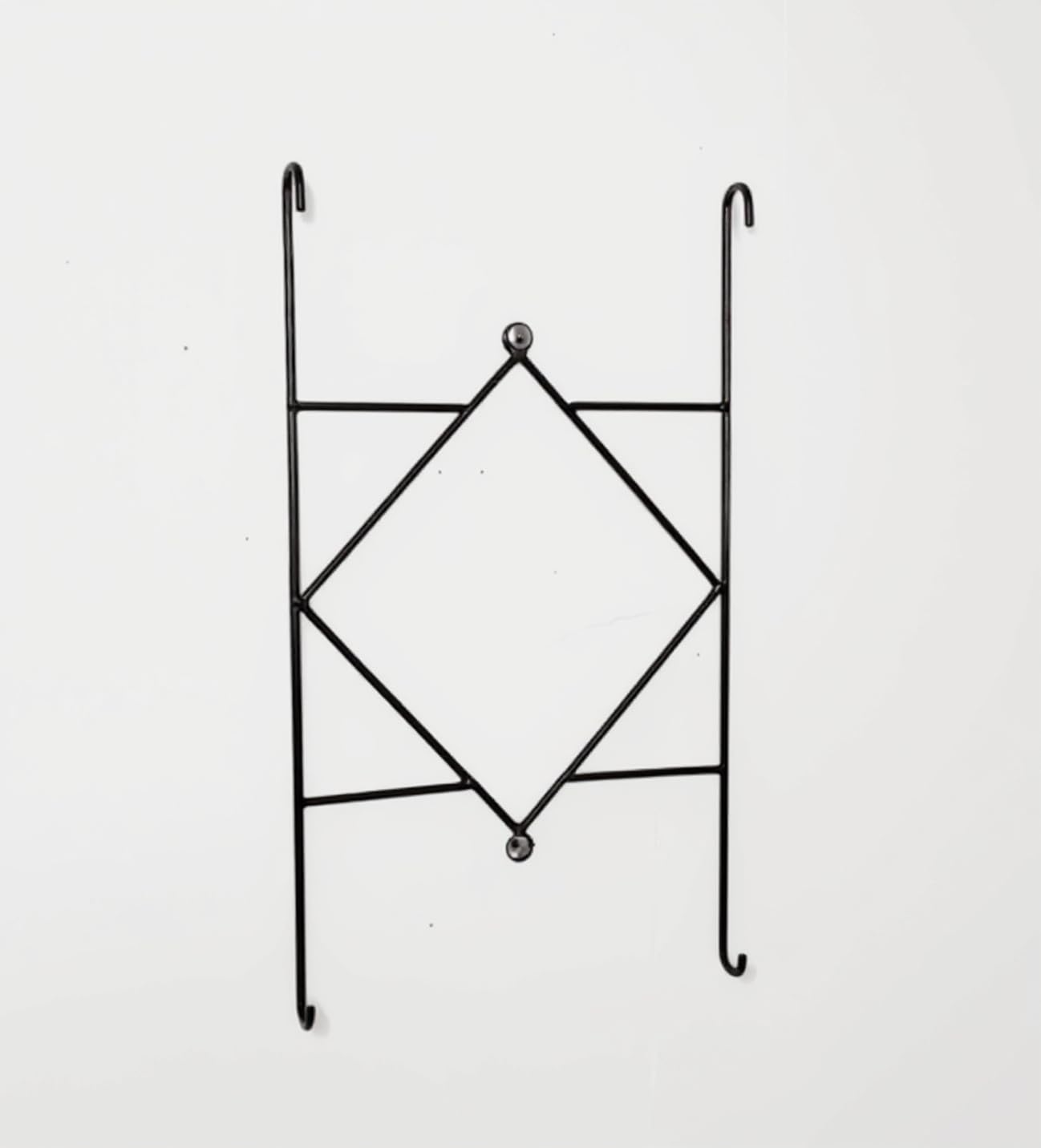 Générique Vinylis – 4 Supports Muraux Vinyle 33 Tours | Accroche et Présentoir pour Pochettes | Cadres Déco Pochette Disque | Rangement et Porte Vinyle Design | Métal Noir