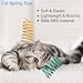 Kitys Fatch 12PCS 12Colors Cat Spring Toys for Indoor Cats, Interactive Coil Springs for Self Play, Durable Heavy Plastic Cat Spiral Spring, Hunting, Biting, Swatting Creative Kitten Toy.