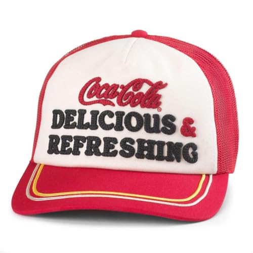 AMERICAN NEEDLE Unisex Coke Coca Cola Radler Adjustable Snapback Baseball Hat (25001A-COKE-RDIV)