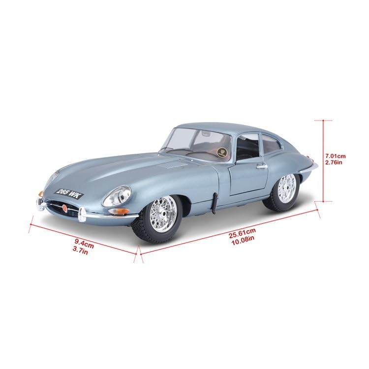 Amazon.com: Xiangtat 1/18 Jaguar E-Type Cabriolet Coupe JDU 877