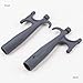 KOOBOOK 2Pcs Dual-Head Nylon Boat Hook Floating Rust-Resistant Hook for 1
