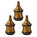 Produktbild E27 Lampenfassung Aluminiumlegierung E27 Fassung Lampensockel Schraubring Glühbirnenfassung für DIY-Hängeleuchte Lampenhalter Hängelampen PEBA[3er-Pack]