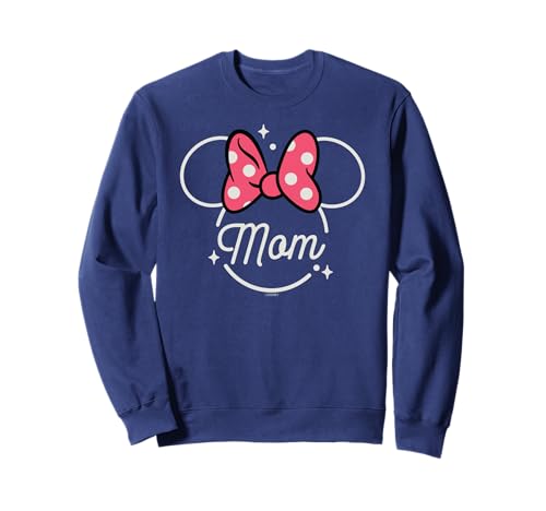 Sweatshirt Minnie Mouse Mom pour femme en coton premium