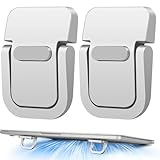 CONCEPTION RECTANGULAIRE: le support clavier ordinateur est fabriqué en alliage de zinc léger de haute qualité avec un support rectangulaire pour plus de stabilité. Il est doté de patins en caoutchouc qui maintiennent votre ordinateur portable en place et évitent les rayures indésirables. Les pieds en caoutchouc empêchent également le produit de glisser sur la table. Les bords lisses vous protègent des rayures