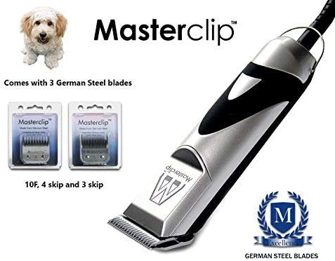 Professional Cavapoo / Cockerpoo Dog Clippers Set by Masterclip Pet Grooming Clipper Trimmer Supplies