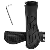 YOOTASIO 自転車 グリップ 自転車用アクセサリー【内径φ22.2mm】人間工学に基づいた外侧の盛り上がりデザインが 疲労軽減 耐久性 滑り止め 快適 衝撃吸収 握りやすい 取付簡単 自転車・MTB・クロスバイクに対応しています