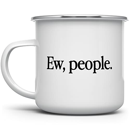 Taza Camping Loftipop Ew People 12oz Blanco miniatura 1
