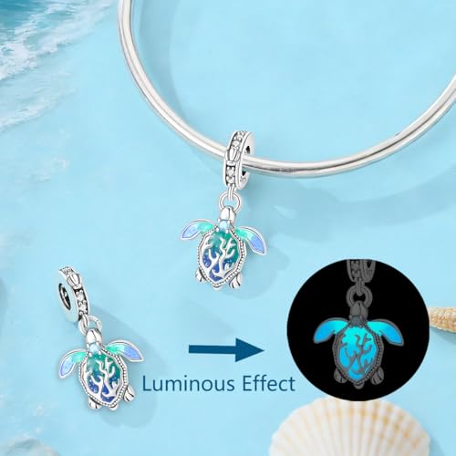 Image of 925 Sterling Silver Charms,Hypoallergenic Beads,Compatible with Pandora Bracelets and Necklaces,Women Holiday Gift Pendants