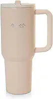 Copo Térmico com Canudo 1200ml Noah Offwhite Alma Genius