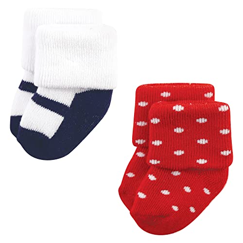 Image of Hudson Baby Baby 8-pack Cotton Rich Newborn and Terry Socks