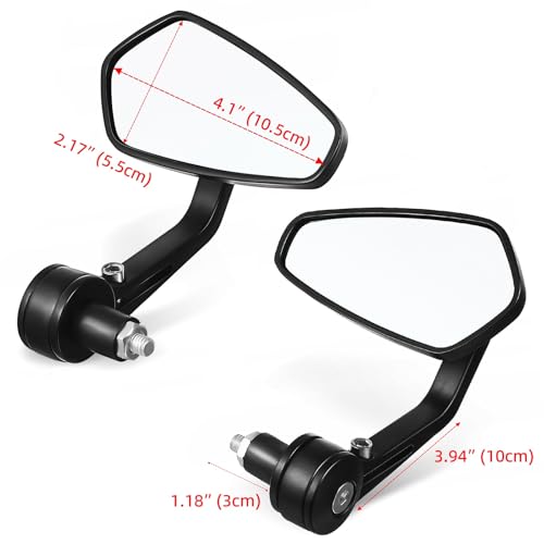 Espejos para Benelli BJ600 con visión amplia antirreflejos 3