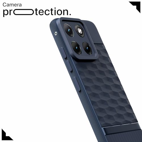 Image of Outlouders Back Cover for Motorola Moto Edge 70 Fusion 5G | Full Camera Protection | TPU Soft Flexible Shockproof Bumper Case (Blue)