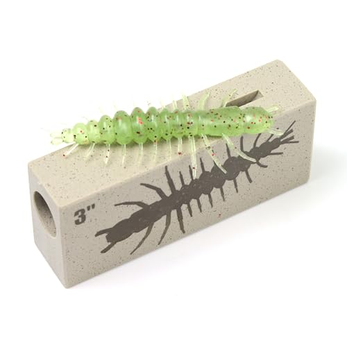 Soft Plastiс - Molde para señuelos de inyección, señuelos de pesca, molde Hellgrammite de 7,6 cm