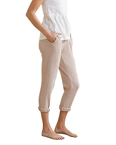 UpWest Women's Cropped Waffle Pant