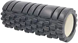 Rolo Massagem Liberação Miofascial Foam Roller Soltura Yoga Pilates - Preto