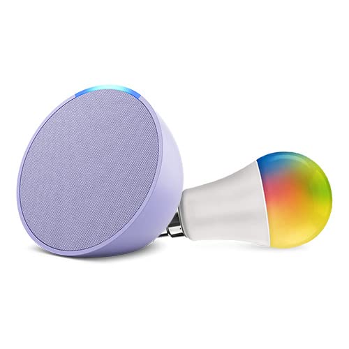 Image of Echo Pop (Purple) Combo with Syska 12W Smart Color Bulb
