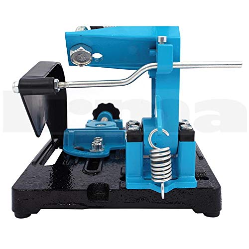 BSD Supporto per Smerigliatrice Angolare 115/125mm - Supporto per Troncatura per Smerigliatrice Angolare, Base in Ghisa con Morsetto