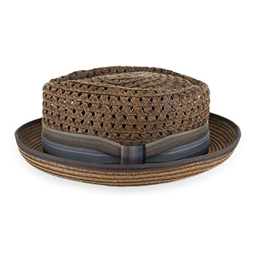 Sombrero Fedora Trilby de Paja Porkpie Belfry Hombre Mujer miniatura 3