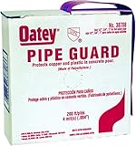 Oatey 38708 Pipe Guard Tape, 4 Mil Sleeve, Polyethylene, 1/2-Inch, 3/4-Inch, 1-Inch, Red