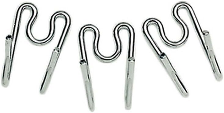 HERM SPRENGER Prong Dog Collar Extra Links, Set of (3) 2.25 mm Chrome Links, Steel Chrome Plated Dog Prong Collar Links, Pinch Collar and Dog Correction Collar Links, Prong Training Collar Links