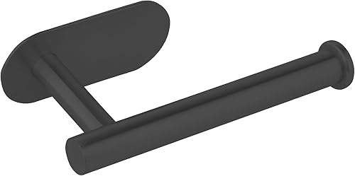 Miniatura 1 de Soporte para papel higiénico, soporte para pañuelos, autoadhesivo, para montaje en pared, para baño, baño, inodoro, caravana, no requiere