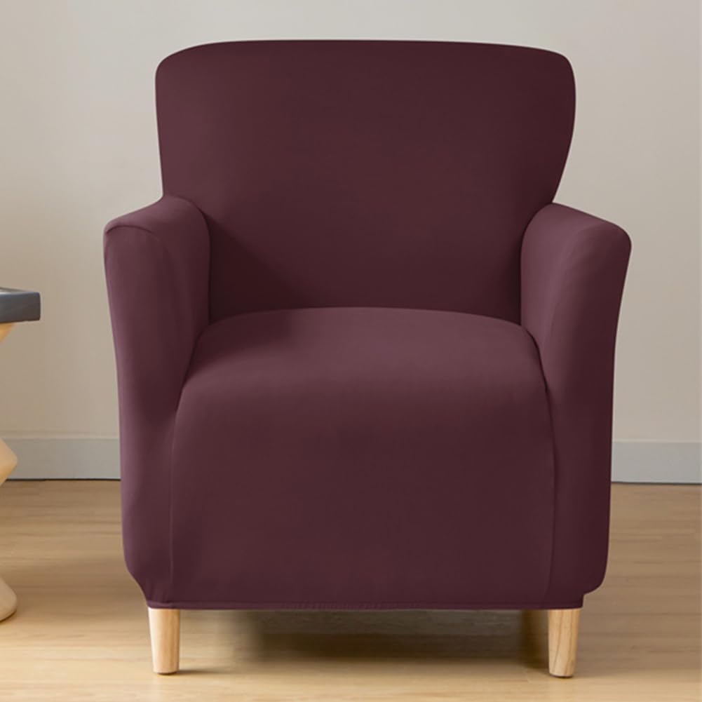 Housse de chaise extensible rouge foncé pour sublimer votre salon et vos réceptions